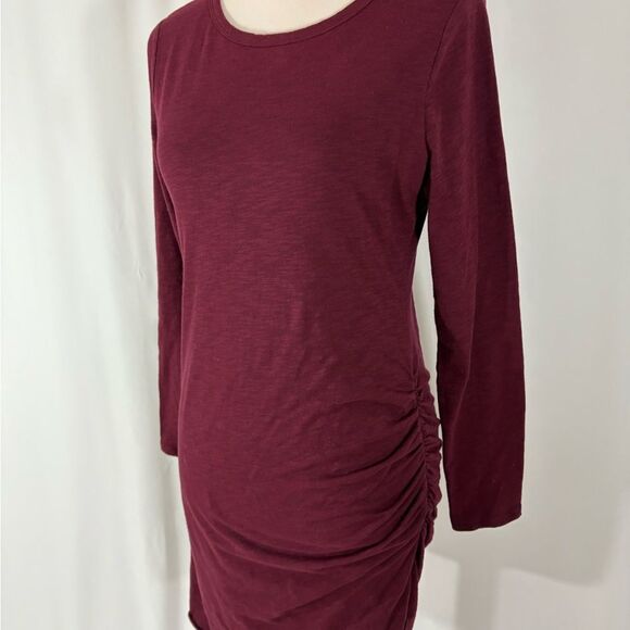 Wasabi & Mint Long Sleeve Ruched Dress - Picture 2 of 6